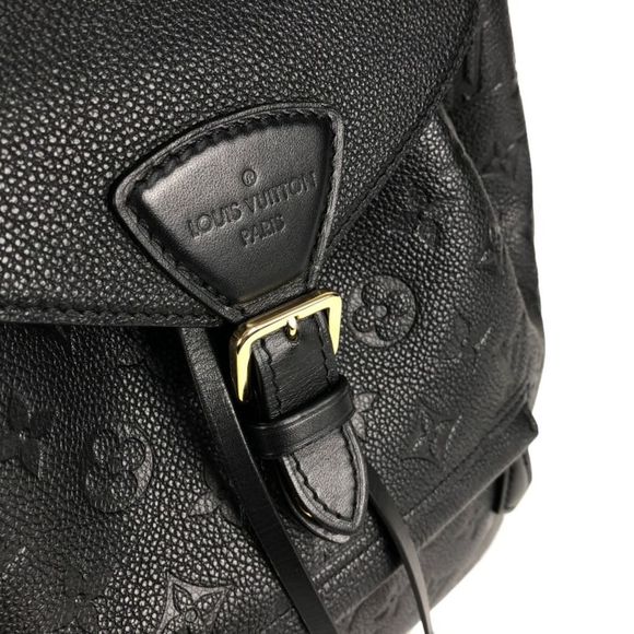 Louis Vuitton Montsuri PM Backpack Daypack Noir Black Monogram Amplant - Picture 6 of 10